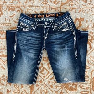 Rock Revival Jeans Elaina Capri Cropped
